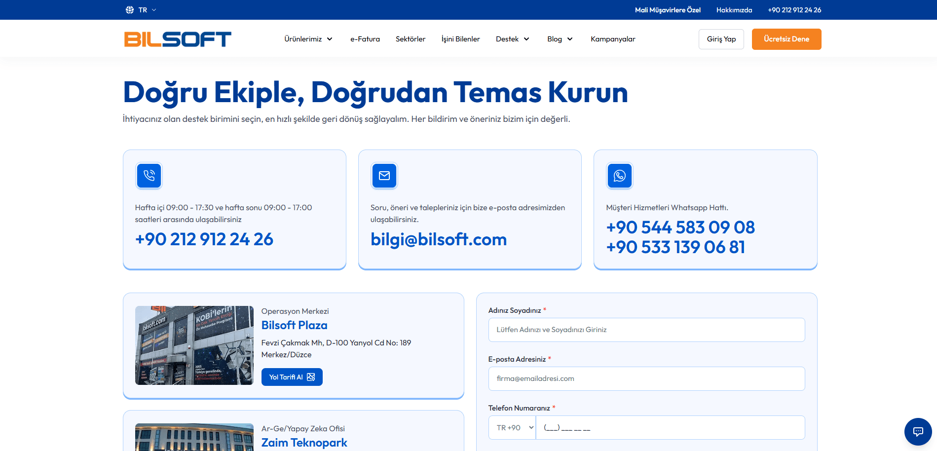 bilsoft.com.tr screenshot 3